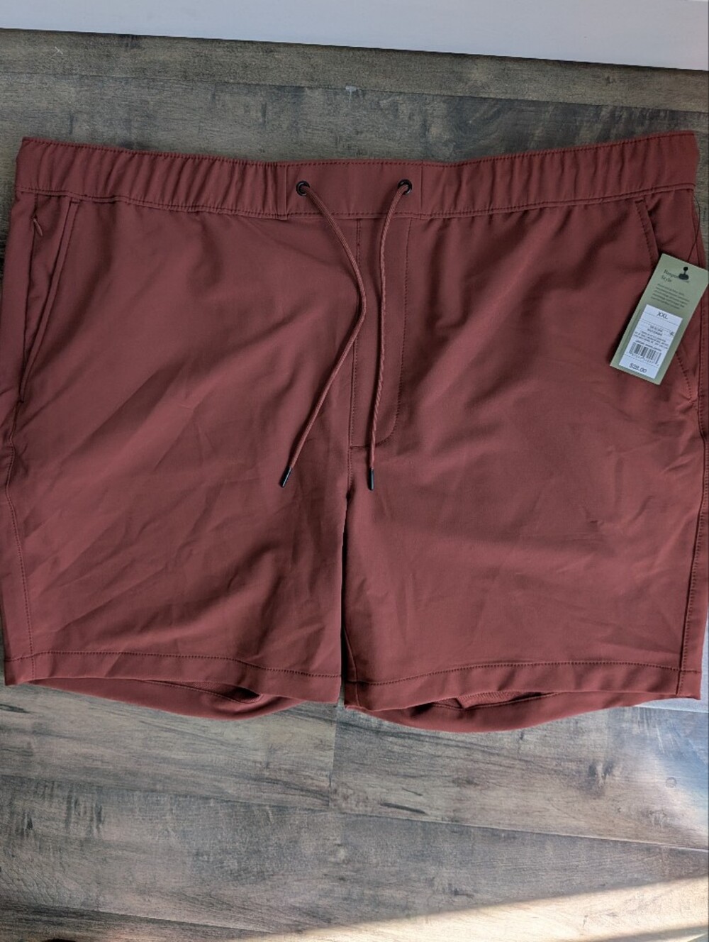Goodfellow & Co Men's Tech Jogger Shorts Size XXL - Rust (New with Tags)